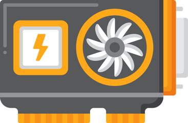 graphic card Illustration on a white background     