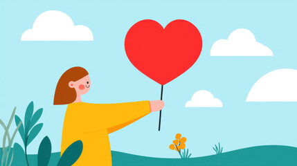 Happiness is letting go, Inspirational image about letting go of control and embracing happiness in a high-fidelity style.