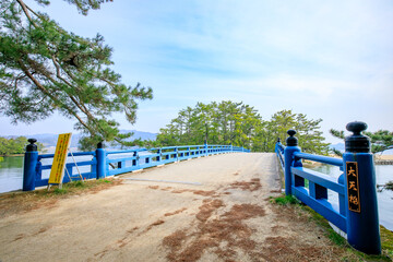 春の大天橋　京都府宮津市　Spring Daitenkyo Bridge. Kyoto Pref, Miyazu City.