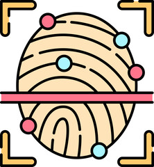 identification Illustration on a white background     