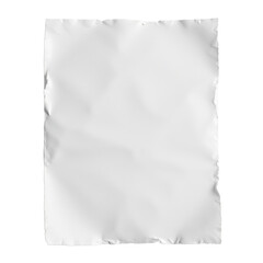 Obraz premium A clean, white, torn paper texture with a subtle gradient effect.