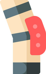 kneepad Illustration on a white background   