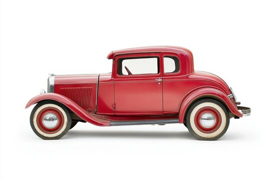 Fototapeta Classic Red Coupe Profile
