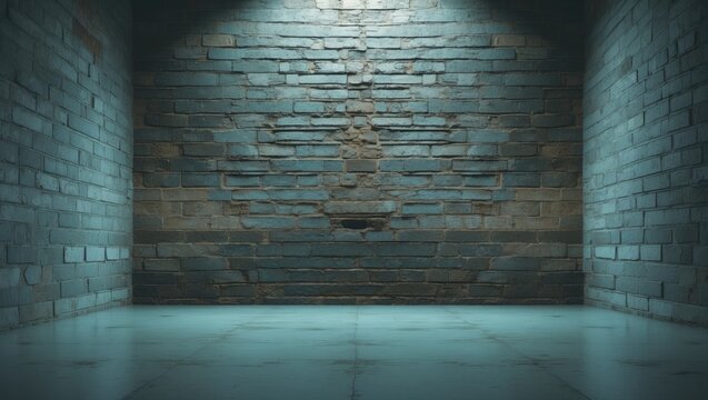 Weathered grunge interior with wall