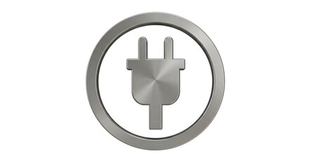 Obraz premium Isolated Electric Plug Sign