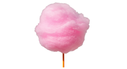 Isolated cotton candy