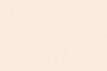Beige pink grain paper texture. Rice paper. Craft recycle material. Neutral tone background with noise and speckles. Pale egg shell backdrop. Natural creamy canvas. Vector illustration.