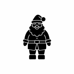 creative details Santa Claus Icon Vector Illustration