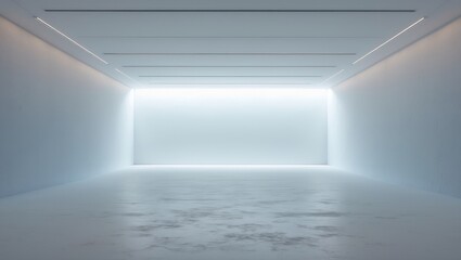 Obraz premium Conference space featuring lighting and a vacant wall