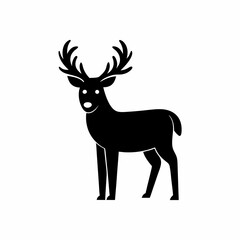 creative details Reindeer Icon Vector Illustration