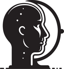 Head Mirror Reflection Vector