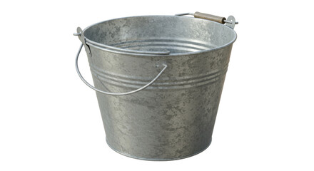 Isolated Galvanized Metal Bucket © Lena