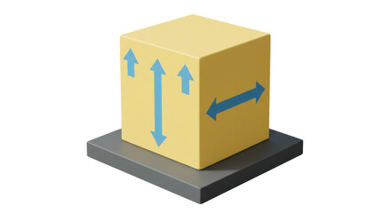 Isolated Arrows Around a Cube
