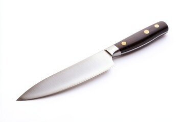 Chef's Knife on White Background