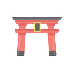 鳥居  神社  イラスト