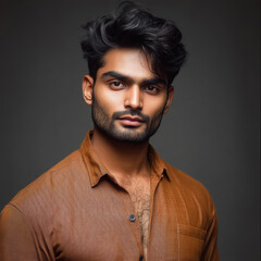 Obraz premium Young handsome indian man