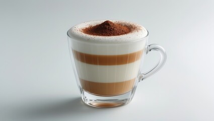 mug of steaming latte