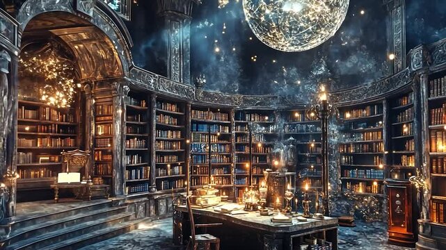 Grand Library's Mystical Reading Room