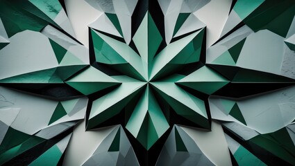 Obraz premium Stunning Star Design of Suspended Icicles