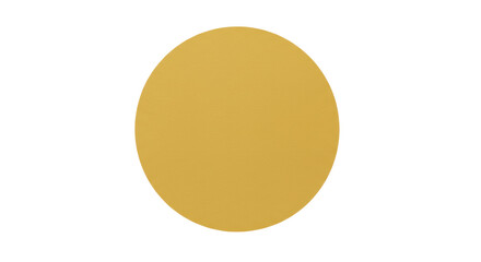 Isolated Gold Circle