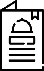 menu Illustration on a white background  