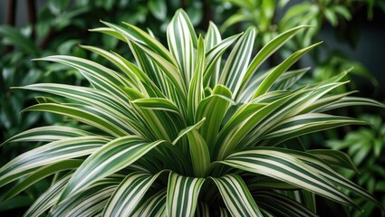 Fototapeta premium Dracaena reflexa, also referred to as cold song