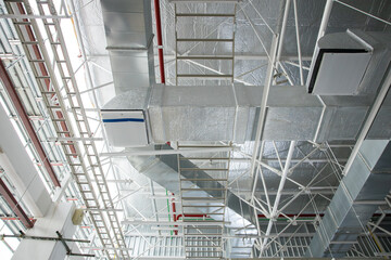 Industrial building ventilation and ductwork system