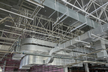 Industrial building ventilation and ductwork system