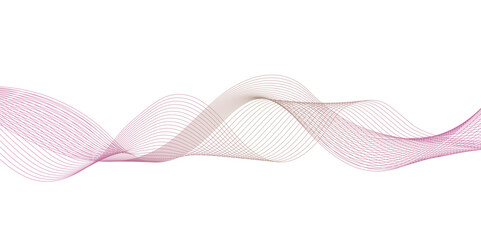 pink ribbon isolated on white