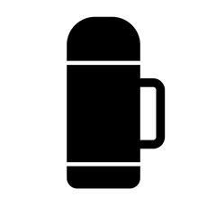 Water bottle silhouette icon. Vector.