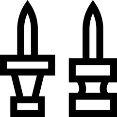 pin Illustration on a white background     