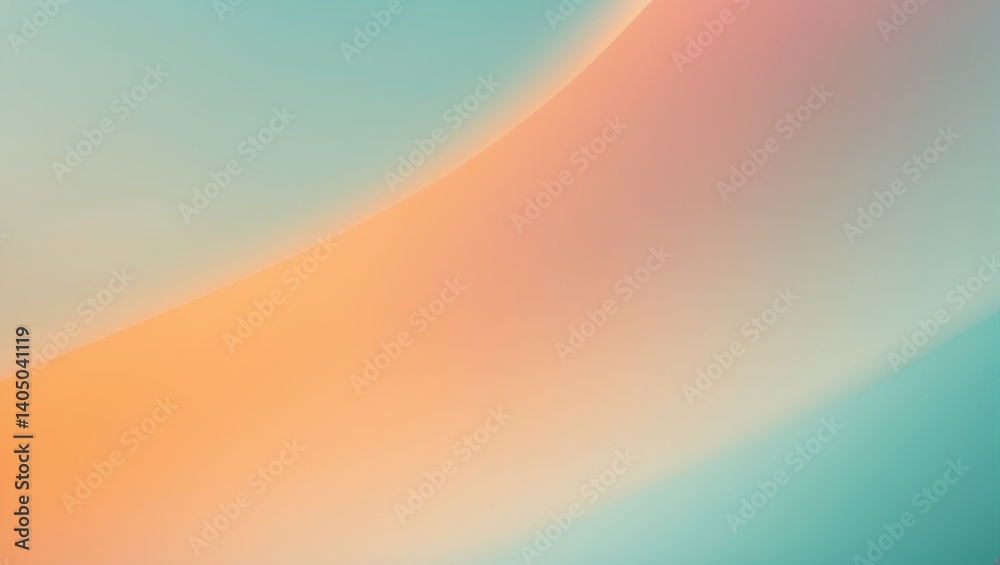 Poster light textured grainy background, pastel gradient wide banner header