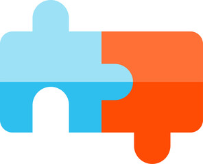 puzzle Illustration on a white background  