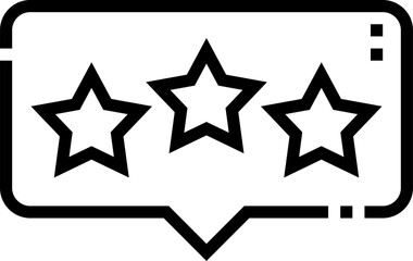 rating Illustration on a white background    