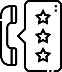 rating Illustration on a white background    