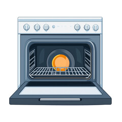 Fototapeta premium oven on a transparent background