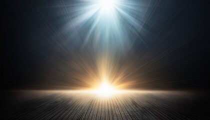 Obraz premium Glowing light shine on transparent background Abstract sun ray or sunlight beam blur glow effect background