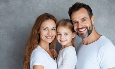 Fototapeta premium Happy family portrait (3)