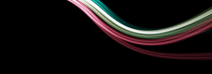 Horizontal abstract Web Banner design header with line light and black background for website design social media cover ads banner flyer invitation