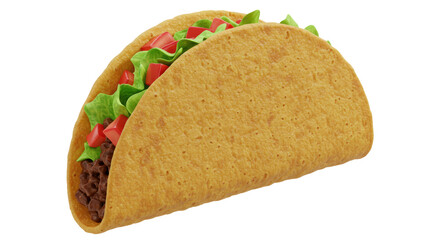 Isolated Taco