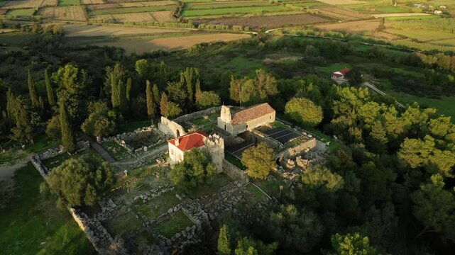 The ruins of the Necromancer of Acheron in Europe, Greece, Epirus, in summer, on a sunny day.&nbsp;