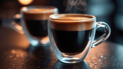 Fototapeta premium a vessel of hot brew