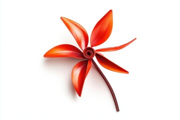 Fototapeta premium Red plastic wind toy