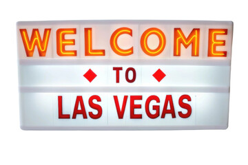 Welcome to Las Vegas neon sign in bright colors inviting visitors to explore entertainment capital