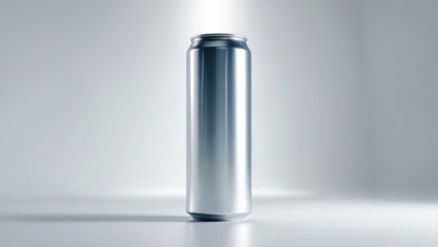 330ml aluminum drink can with a sleek design on a plain background