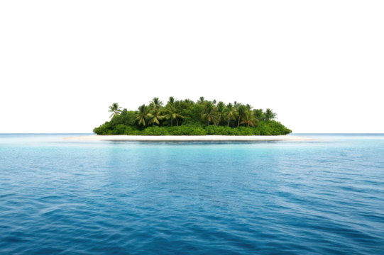 Tropical island paradise surrounded by tranquil blue waters perfect for beach holidays and relaxation getaways