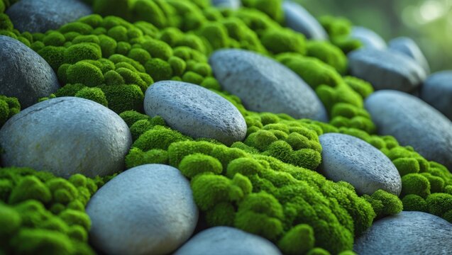 An up-close perspective of a textured surface largely composed of stones