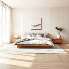 modern luxury bedroom interior