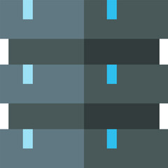 Obraz premium server Illustration on a white background 