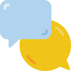 speech bubbles Illustration on a white background     